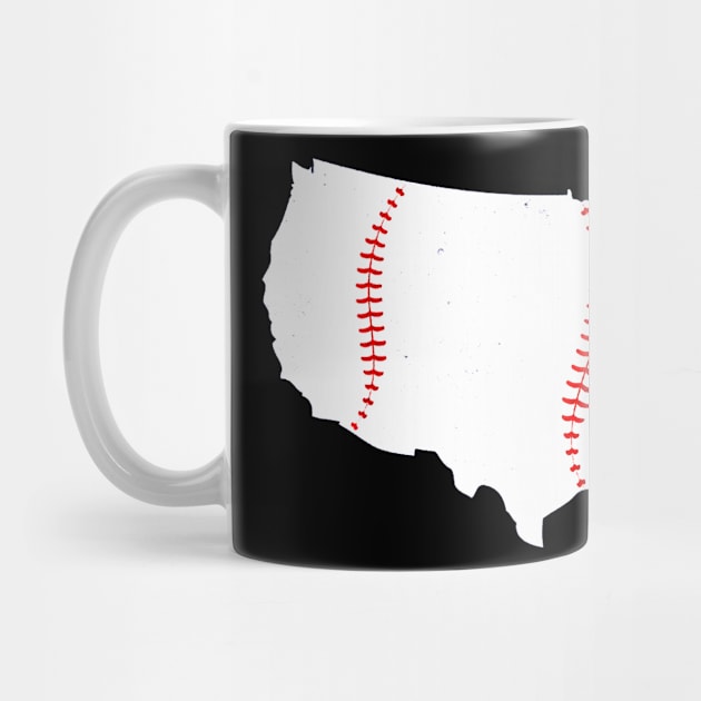 Baseball is Americas Pastime USA by Vigo